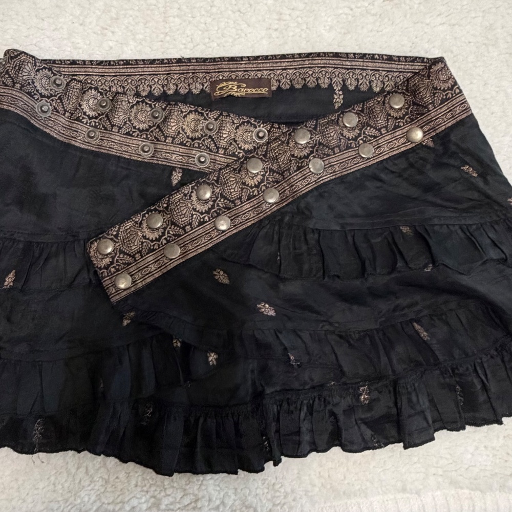 BAROCCO TRIBAL Short Ruffle Skirt - Picture 6 of 7